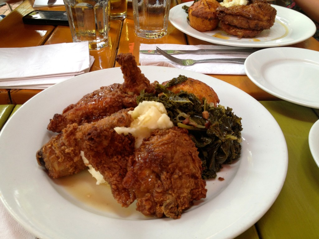 Fried Chicken at Silk City DIner (photo by Lee Porter)