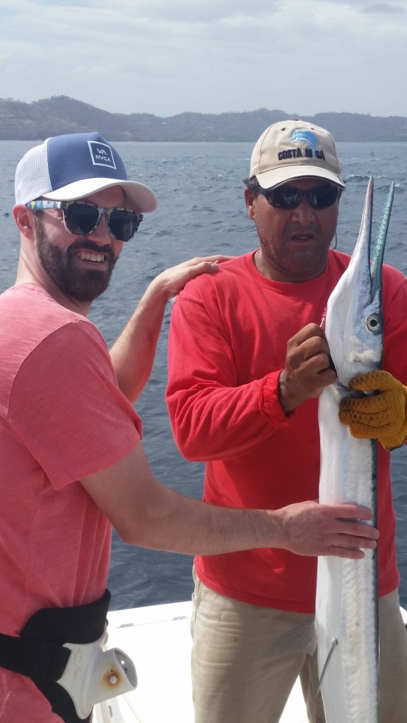 chef Chad Vetter fishing in Costa Rica (photo courtesy of Chad Vetter)