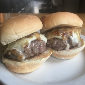 White Castle-style Sliders at American Sardine Bar for our 2017 BBoys Event (photo courtesy of American Sardine Bar)